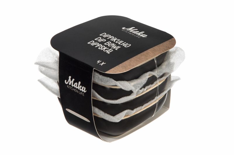 Maku Dipskål keramikk 4pk