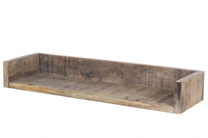 Hovedbilde Hylle i antikk tre 50cm