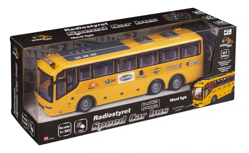 Radiostyrt Buss med frontlys