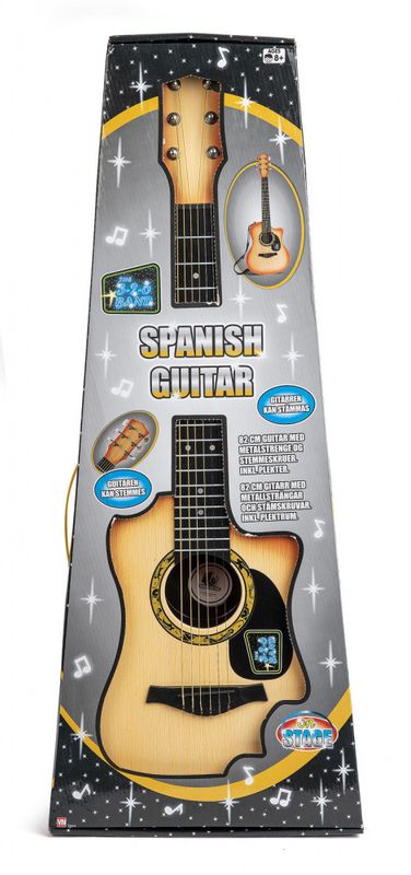 Gitar 82cm med 6 metallstrenger