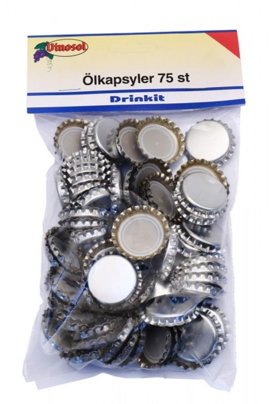 ØLKAPSLER SØLV 75 PK