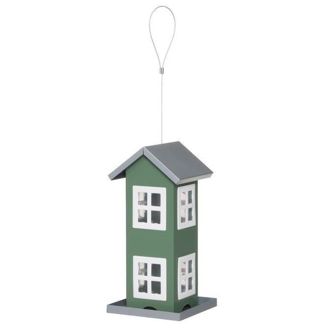 Hovedbilde Fuglemater hus 27 cm Grønn