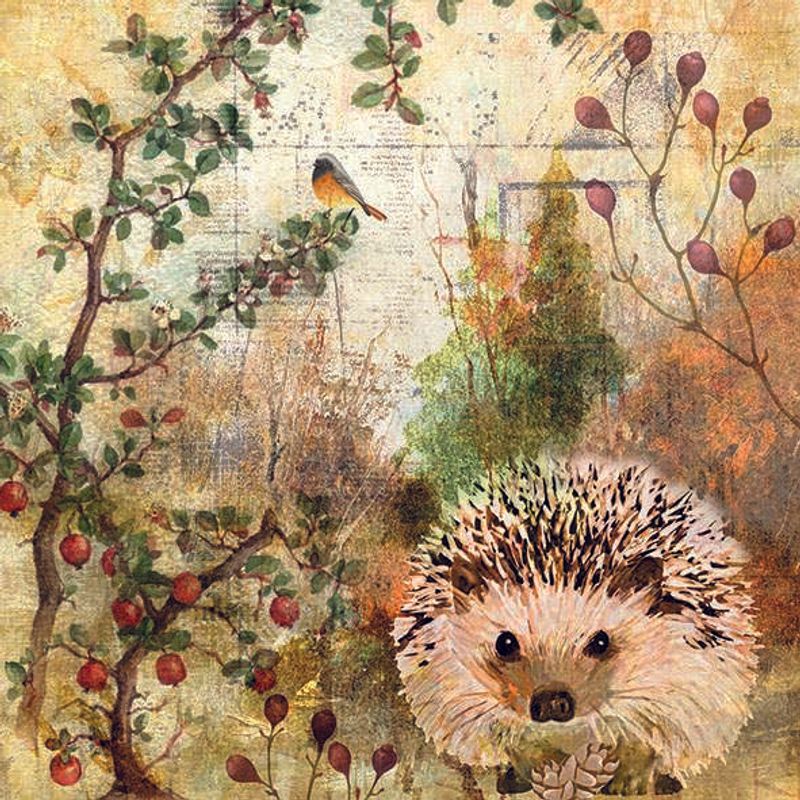 Lunsj servietter Autumn Hedgehog