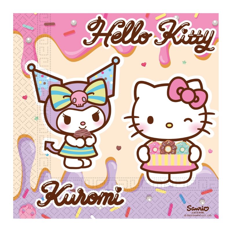 Servietter Hello Kitty 33x33cm 20stk