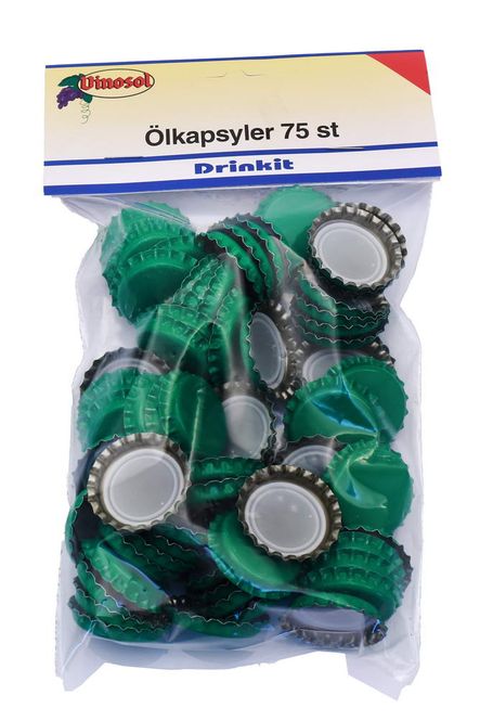 Hovedbilde Ølkapsler grønn 75pk