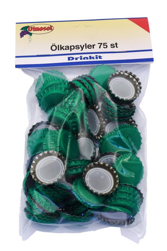 Ølkapsler grønn 75pk