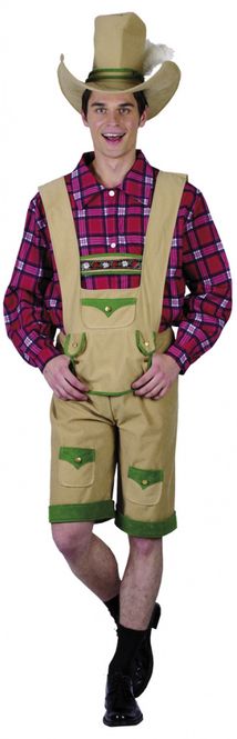 Hovedbilde Kostyme Tyrolersett mann, one size