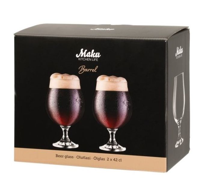Hovedbilde Maku Fatøl glass 50cl 2pk