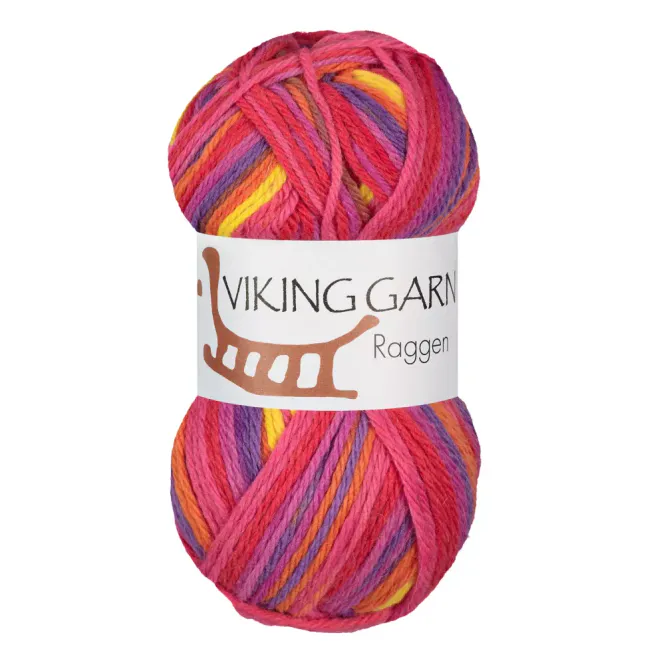 Hovedbilde RAGGEN GUL/CERISE 741