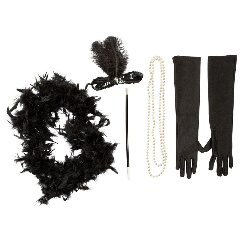 1920-talls Gatsby Flapper sett
