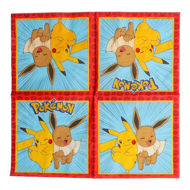Servietter Pokemon 33x33cm 20pk