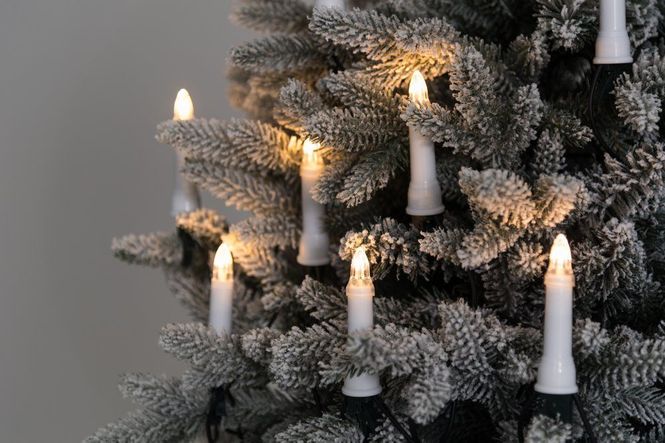 Hovedbilde Juletrelys hvit LED