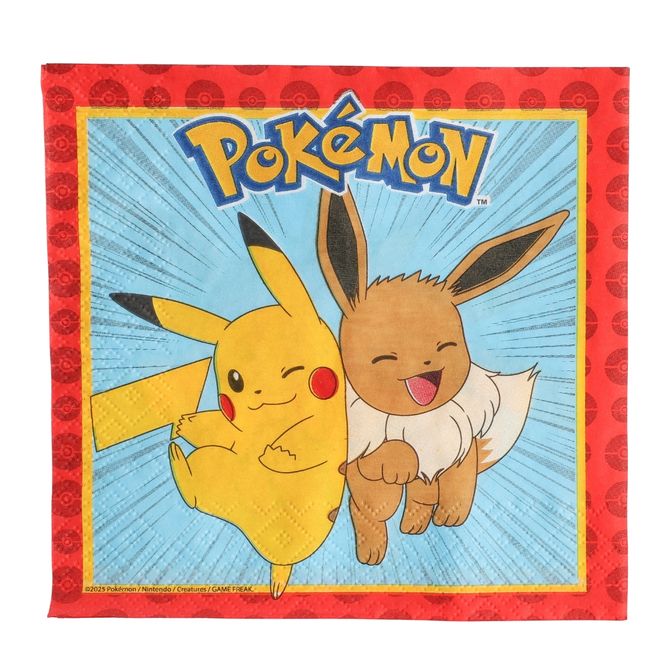 Hovedbilde Servietter Pokemon 33x33cm 20pk