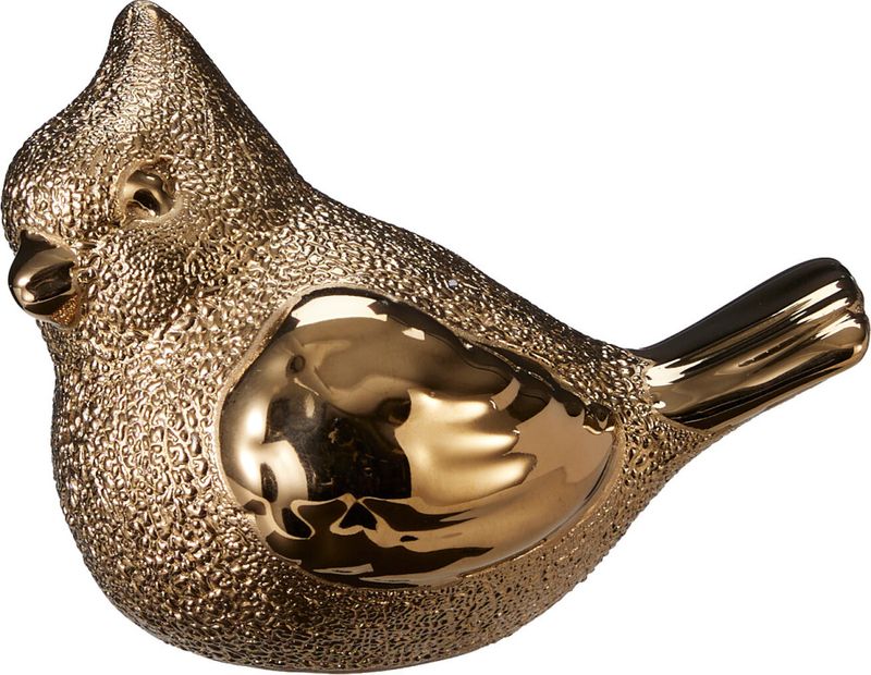 Fugl gull 6cm