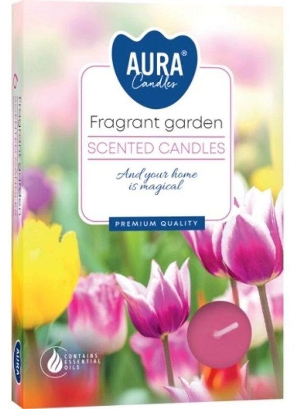 Duftlys telys Garden 6pk