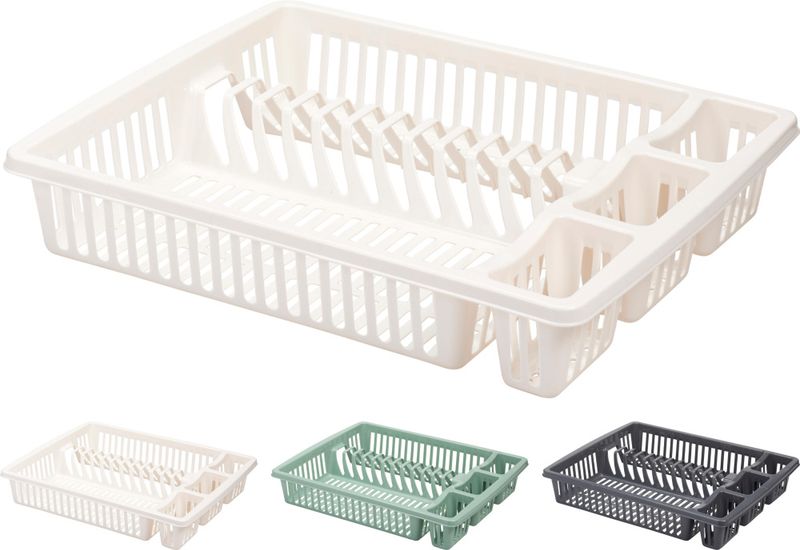 Oppvaskstativ i plast 3ass