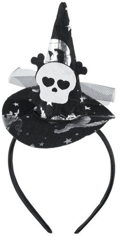 Diadem hatt med hodeskalle