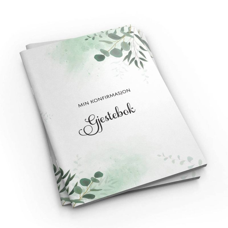 Gjestebok min konfirmasjon Eucalyptus