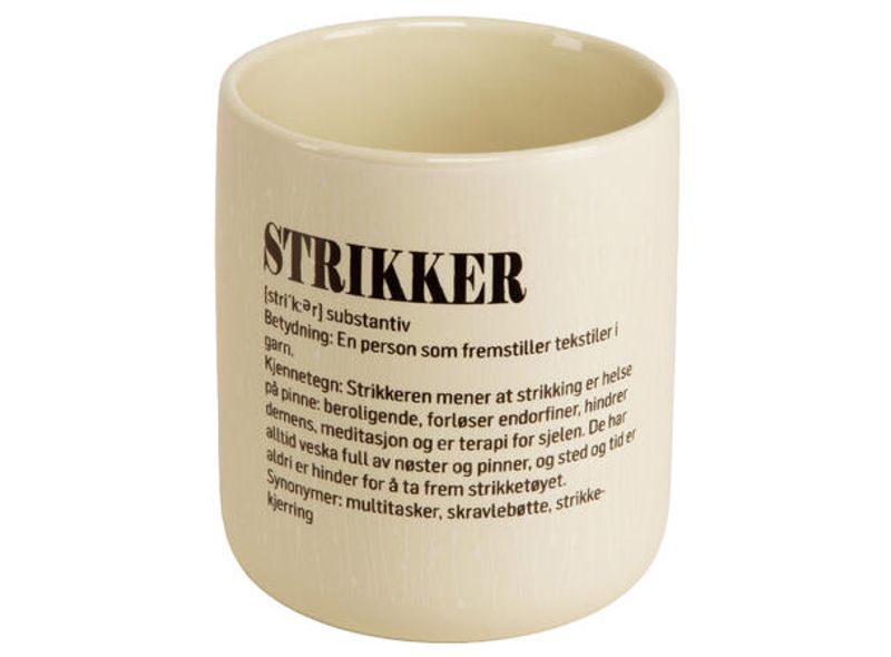Krus definisjon Strikker