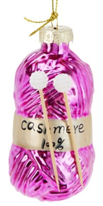 Hovedbilde Juletrekule garnnøste rosa