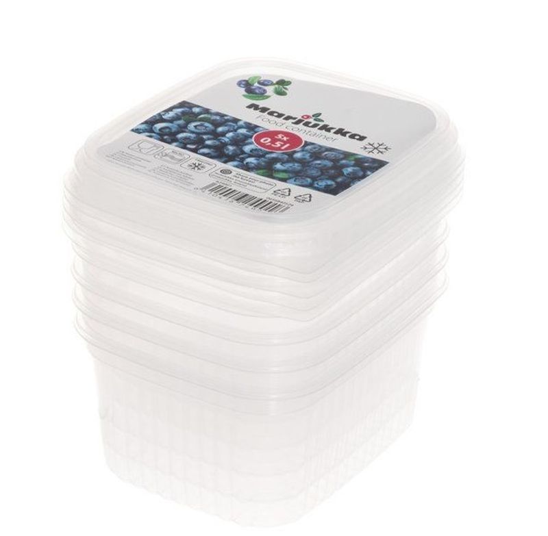 Frysebokser 0.5L 5pk