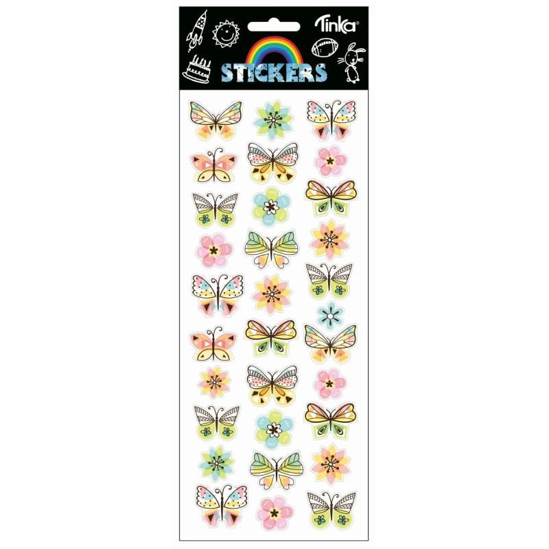 Tinka stickers sommerfugl