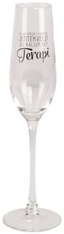 Champagneglass Jentekveld