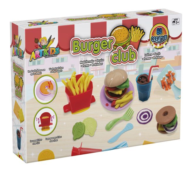 Hovedbilde Modelleiresett Burger og fries