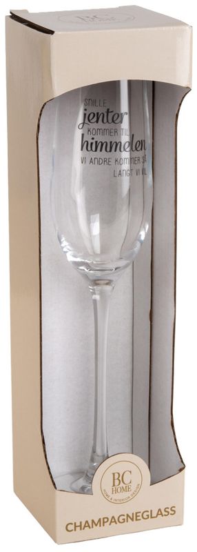 Champagneglass Snille jenter