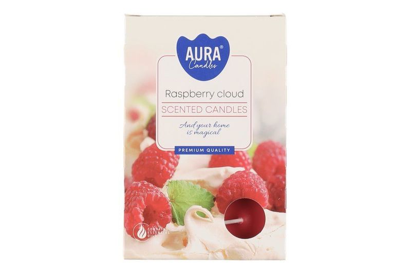 Duftlys telys Rasberry Cloud 6pk