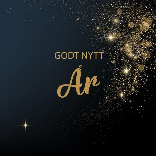 Hovedbilde Serviett lunsj 20 stk Godt nytt år Gull
