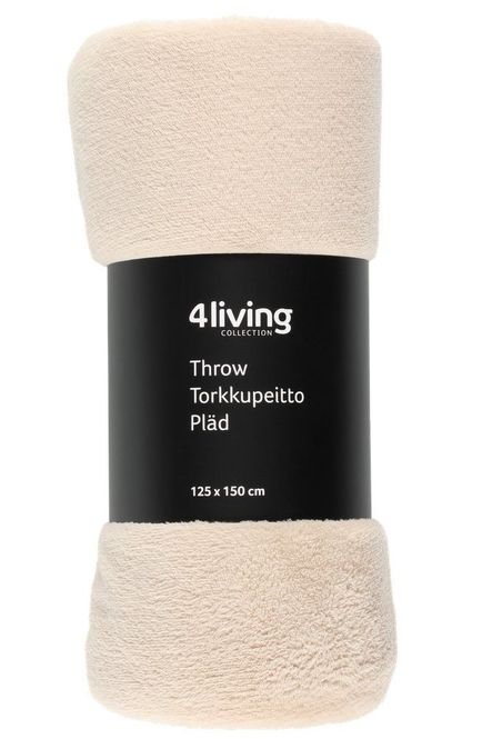 Hovedbilde Fleecepledd 125x150cm beige