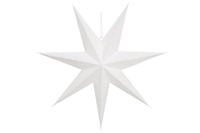 Advent Papirstjerne hvit Ø: 75cm