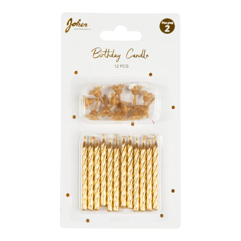 Kakelys gull 12pk