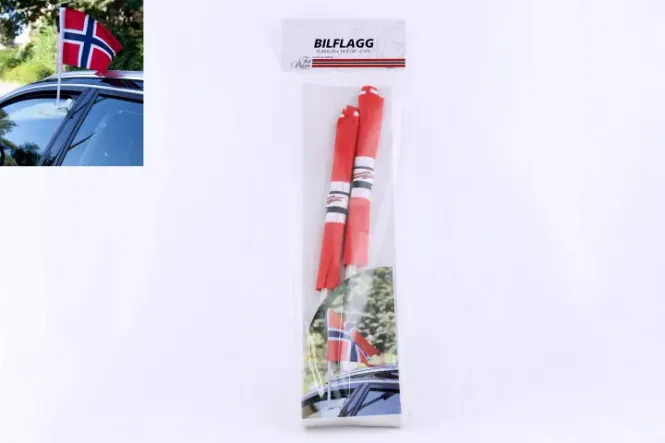 Hovedbilde Bilflagg 2pk