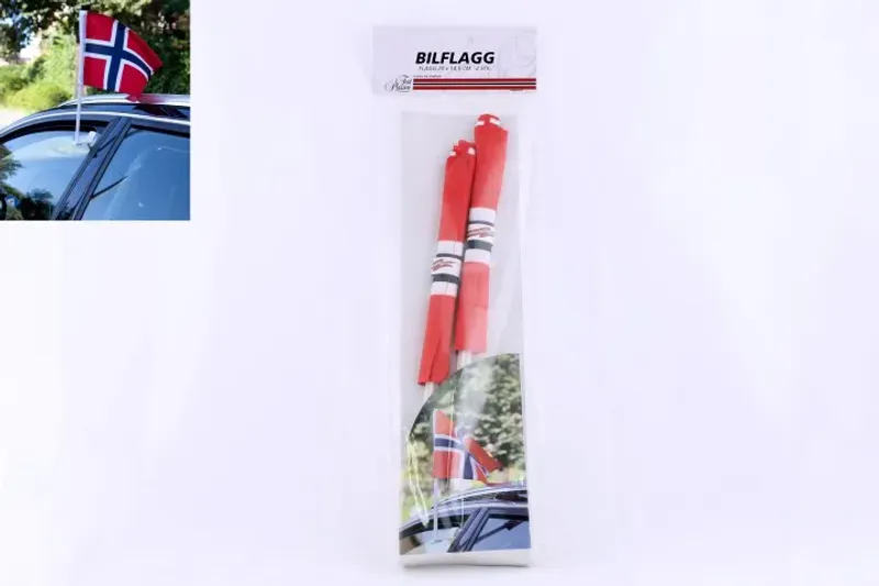 Bilflagg 2pk