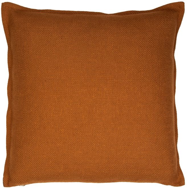 Hovedbilde Putetrekk vevd ensfarget cognac 45x45cm