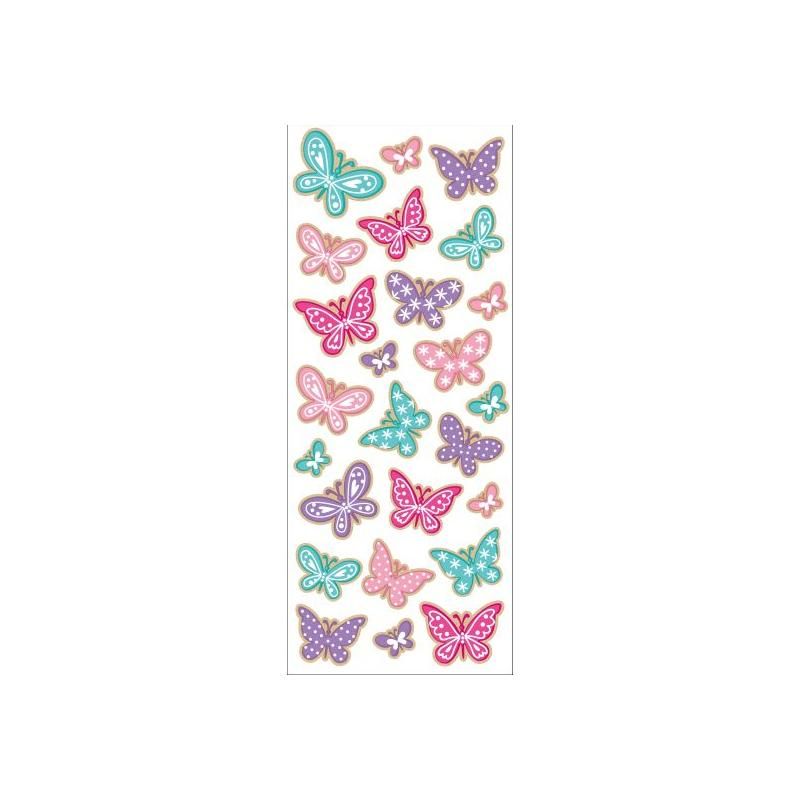 Tinka stickers sommerfugler