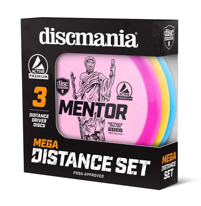 Frisbeegolf Mega Distance Set 3stk