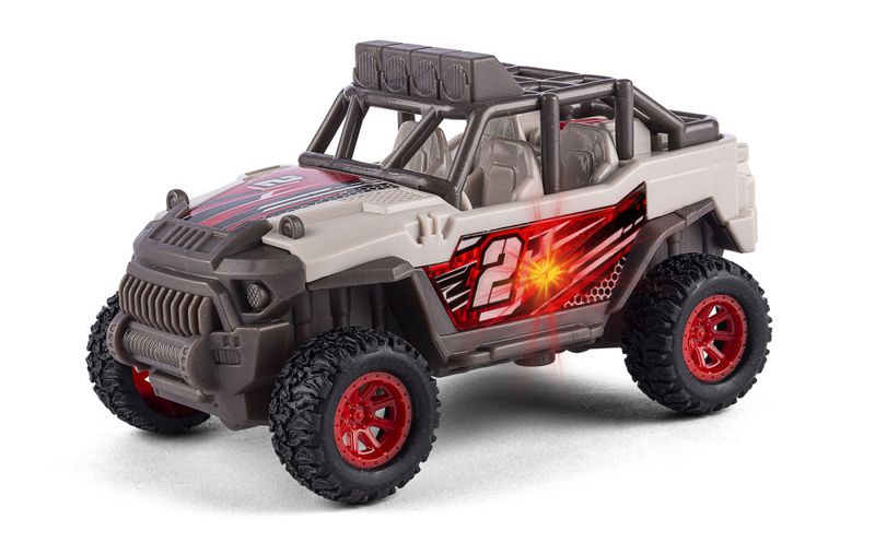 Rally racer med pullback m/ lys og lyd 13cm