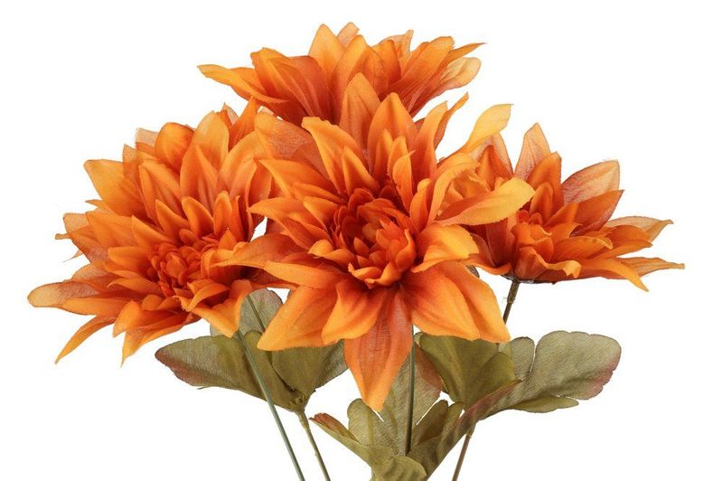 Dahlia bukett 40cm, 3 ass farger