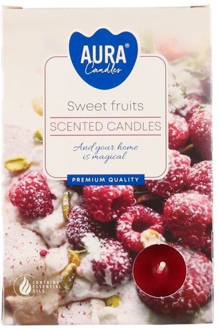 Hovedbilde Duftlys telys Sweet Fruits 6pk