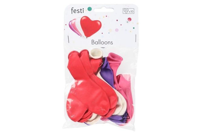 Hovedbilde Ballonger hjerter 10pk